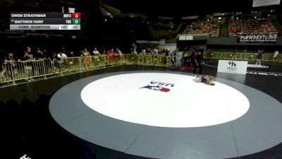 75 lbs Cons. Quarters - Owen Strathman, MTC - MANTANONA TRAINING CENTER vs Matthew Hunt, Terminators Wrestling Club