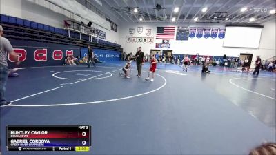 74 lbs Round 3 - Huntley Caylor, Douglas WC vs Gabriel Cordova, Green River Grapplers