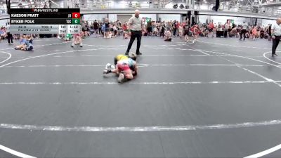 56 lbs Round 7 (8 Team) - Kaeson Pratt, Journeymen Uprising vs Ryker Polk, The Outsiders Squeeze