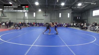 165 lbs Consolation 1st - Allen Catour, Loras vs Syler Zdanczewicz, Wartburg