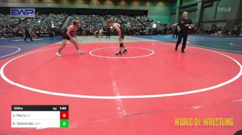 126 lbs Semifinal - Jeremiah Perry, New Plymouth vs Kyle Sieminski, Sweet Home