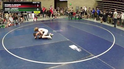 74 lbs Cons. Round 2 - Ryder Clawson, HURRICANE VALLEY WC vs Gage Lindsey, Canyon View Falcons