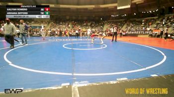 78 lbs Round Of 32 - Aaliyah Romero, Juggernaut Wrestling Club vs Arihana Gifford, Tahlequah Wrestling Club