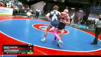 1 lbs Quarterfinal - Grant Hamilton, Commerce vs Colton Hardeman, Eagle`s Landing Christian