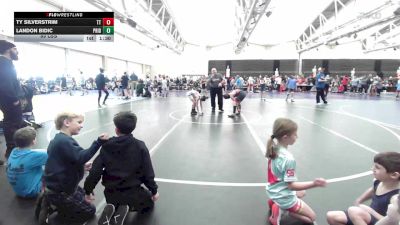 89 lbs Rr Rnd 1 - Ty Silverstrim, CT Tugman vs Landon Bidic, Pride ES