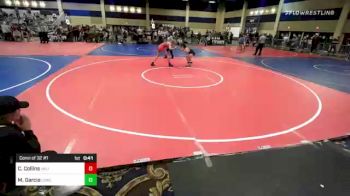 126 lbs Consi Of 32 #1 - Chase Collins, Valiant College Prep vs Miles Garcia, Concord Youth Club
