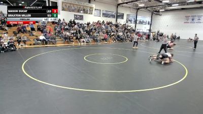 157 lbs Prelim - Mason Ducat, Lourdes vs Braxton Miller, West Liberty