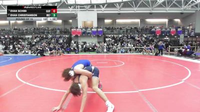 157 lbs Round Of 16 - Evan Schibi, Gilbert/Torr vs Evan Christianson, Wilton