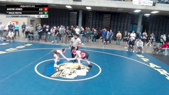 101 lbs Champ. Round 2 - Kole Petta, El Paso vs Austin Jones, Alton (Sr.)