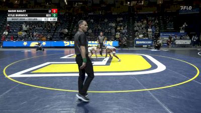 133 lbs Semifinal - Nasir Bailey, Little Rock vs Kyle Burwick, North Dakota State