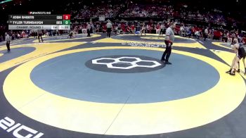 D2-120 lbs Champ. Round 1 - Tyler Turnbaugh, Ontario vs Josh Sheets, Col. DeSales