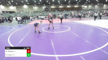 95 lbs 3rd Place - Waycen Gillette, 208 Spartans vs Peyton Finch, Nevada Elite