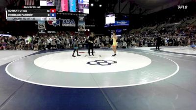 120 lbs Champ. Rd Of 128 - Roman Tuttle, KS vs Deshawn Parrow, IA