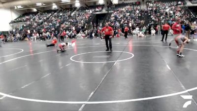 76 lbs Quarterfinal - Parker Kinnan, Cozad Youth Wrestling Club vs Gunnar Tullberg, West Point Wrestling Club