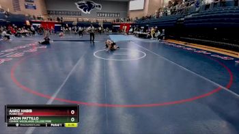 120 lbs Cons. Round 3 - Aariz Habib, Plano East vs Jason Pattillo, Conroe Woodlands College Park