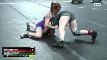 143 lbs Cons. Round 1 - Paige Lenhardt, Tiffin University vs Isabelle Hawley, Iowa Wesleyan
