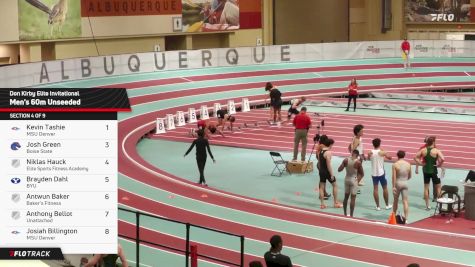 Men's 60m, Prelims 4