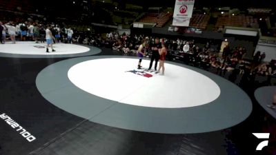 155 lbs Natalia Righellis, SDIKWA - San Diego-Imperial Kids Wrestling Association vs Shaire Anzures, TCWA - Tri-Counties Wrestling Association