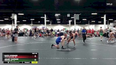 157 lbs Round 3 (4 Team) - Nate Sterner, Spear Mat Club vs Henry Damiani, Precision WC