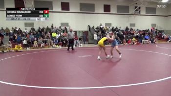 106-108 lbs 1st Place Match - Kendra Scumacher, Starmont Girls vs Zaylee Horn, East Buchanan Girls