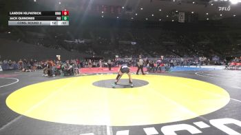 3A Boys 120 lbs Cons. Round 3 - Jack Quinones, Pleasant Hill Boys vs Landon Kilpatrick, Burns Boys