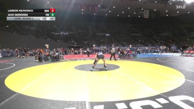 3A Boys 120 lbs Cons. Round 3 - Jack Quinones, Pleasant Hill Boys vs Landon Kilpatrick, Burns Boys