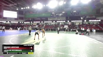 126 lbs Cons. Round 4 - Lochlan McCormack, Capital vs Brando Armitage, Boise