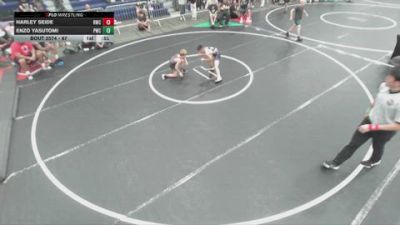67 lbs Quarterfinal - Harley Seide, Reign Wrestling Club vs Enzo Yasutomi, Pounders Wrestling Club