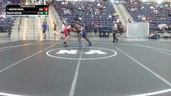 285 lbs Champ. Round 2 - Austin Silva, Cumberlands (Ky.) vs Ralph Riche, St. Thomas University