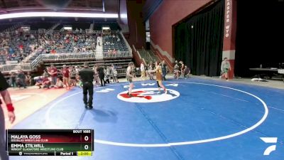 124 lbs Round 2 - Malaya Goss, Douglas Wrestling Club vs Emma Stilwill, Wright Gladiators Wrestling Club