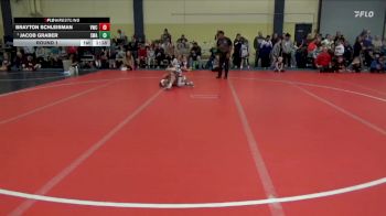 80 lbs Round 1 - Jacob Graber, Summit Wrestling Academy vs Brayton Schleisman, Viking Wrestling Club