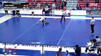 141 lbs Semifinal - Mitchell Johnson, Greensboro vs Jake Yowell, Roanoke College