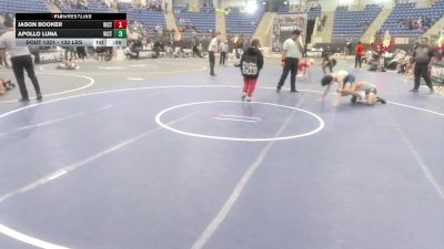 132 lbs Round Of 32 - Jason Booker, Victory WC-Central WA vs Apollo Luna, Victory Wrestling Club - VTC