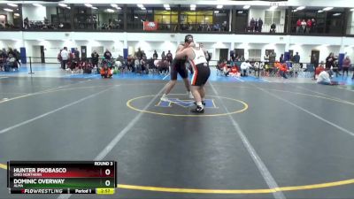 285 lbs Round 3 - Hunter Probasco, Ohio Northern vs Dominic Overway, Alma