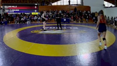 138 lbs Cons. Round 2 - Gillian Mills, Utica vs Tess Clabaugh, Elmira College
