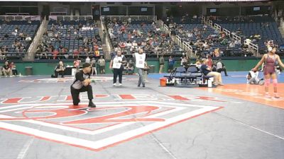 1-4A - 100 Semifinal - Sayler Chappell, East Surry High School vs Yaleen Khang, Maiden High School