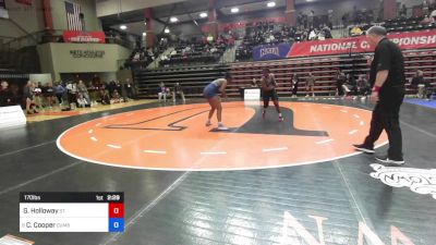 170 lbs Consi Of 8 #1 - Gabrielle Holloway, St. Andrews (N.C.) vs Chamira Cooper, Cumberlands (Ky.)