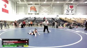 63 lbs Semifinal - Bogdan Chuprunov, Wolf Wrestling Club vs Peter Capogna, Club Not Listed