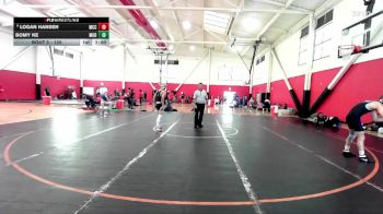 125 lbs Champ. Round 1 - Logan Hansen, Moorpark CCC vs Bomy Ke, Modesto Junior College