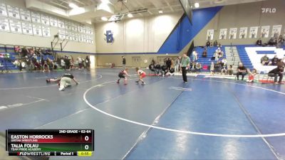 62-64 lbs Round 5 - Easton Horrocks, Uintah Wrestling vs Talia Folau, Team Pride Academy