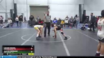 92 lbs Round 4 (8 Team) - Austin Bernash, MMA Uprising vs Jacob Endzel, Warhawks Black