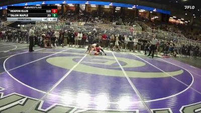 144 1A Semifinal - Talon Maple, Zephyrhills Christian vs Keaton Ellis, Florida