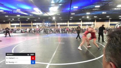 130 kg Rr Rnd 1 - Aurora Hiebert, Independent vs Braylynn Young, AATC (All American TC)