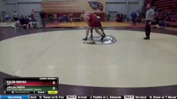 285 lbs Champ. Round 1 - Kaleb Reeves, Coe vs Jaylin Smith, North Iowa Area Community College