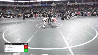 120 lbs Round Of 16 - Gregory Harkey, Bulls vs Kale Page, East Kansas Eagles