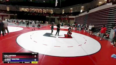 170 lbs 1st Place Match - Kali Hayden, Oklahoma vs Aubrey Bolton, Oklahoma