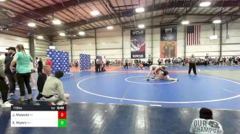 170 lbs Consi Of 64 #2 - Jayden Malecki, NY vs Xander Myers, OH