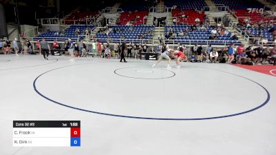 190 lbs Cons 32 #2 - Campbell Frook, VA vs Kelson Dirk, SD