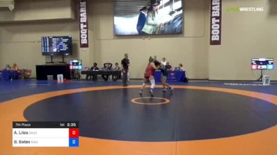 62 kg 7th Place - Alexandria Liles, Daughters Of Zion vs Brittany Bates, Wayland Baptist University W