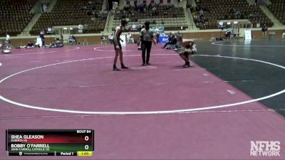 138 lbs Cons. Round 2 - Shea Gleason, Elberta HS vs Bobby O`Farrell, John Carroll Catholic HS